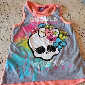 Monster high girls tank top